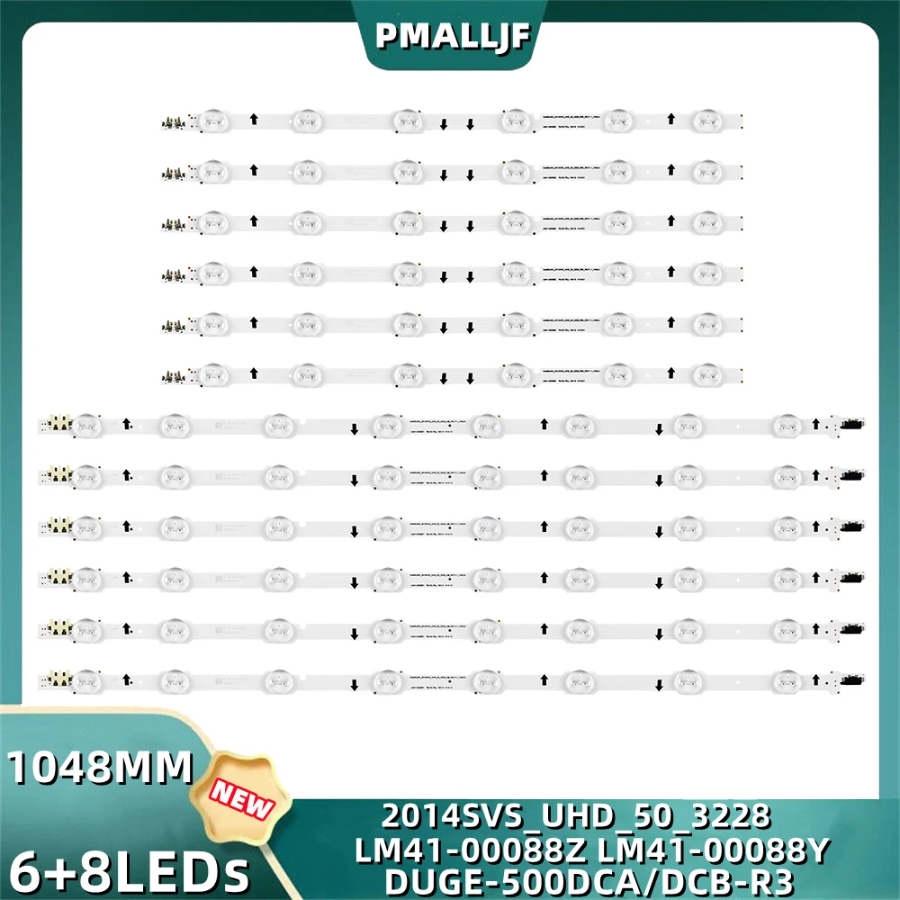 12 шт. оригинальная светодиодная подсветка полосы для Samsung UE50HU6900 UN50HU6950F UE50HU7000 BN96-32178A 32179A DUGE-500DCA-R3 2014SVS_UHD_50