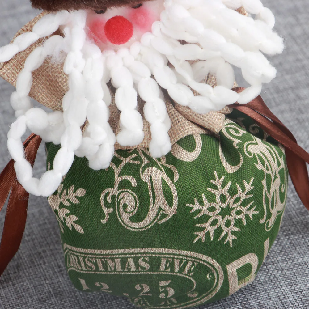 Новогодние пакеты для Яблоков с пересечением границ рождественские конфет на