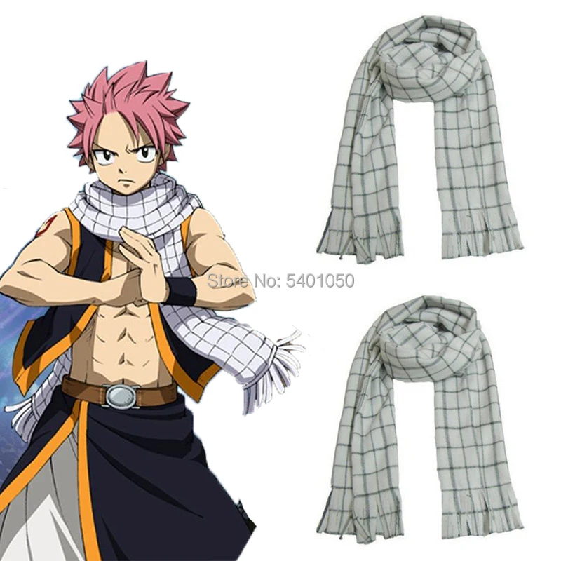Костюм сказочного хвоста Нацу Драгнил шарф для косплея 175 см аксессуары костюма