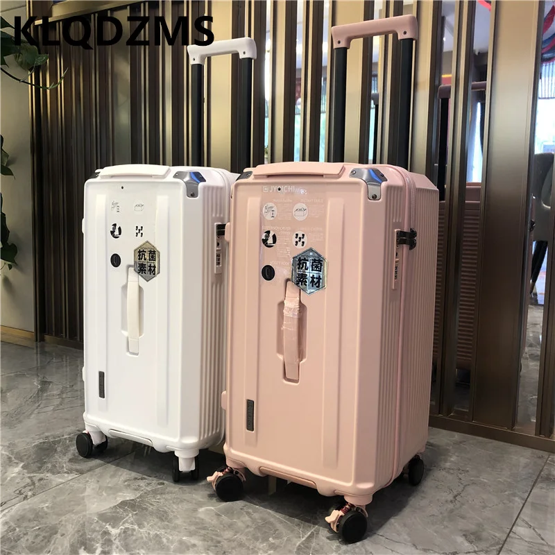 KLQDZMS утолщенный чемодан 22 &quot26" универсальный на колесиках 28 &quot30" 32 &quot34
