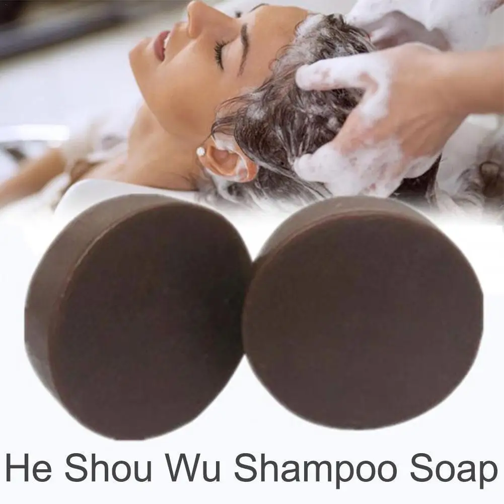 To Black Shampoo Soap He Shou Wu Essence Hair Soap