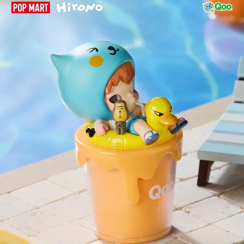 Фото POPMART Hirono X Qoo: Серия «Румянец после напитка» — Модные коллекционные игрушки-сюрпризы, загадочные коробки, милые фигурки, подарок-сюрприз №4