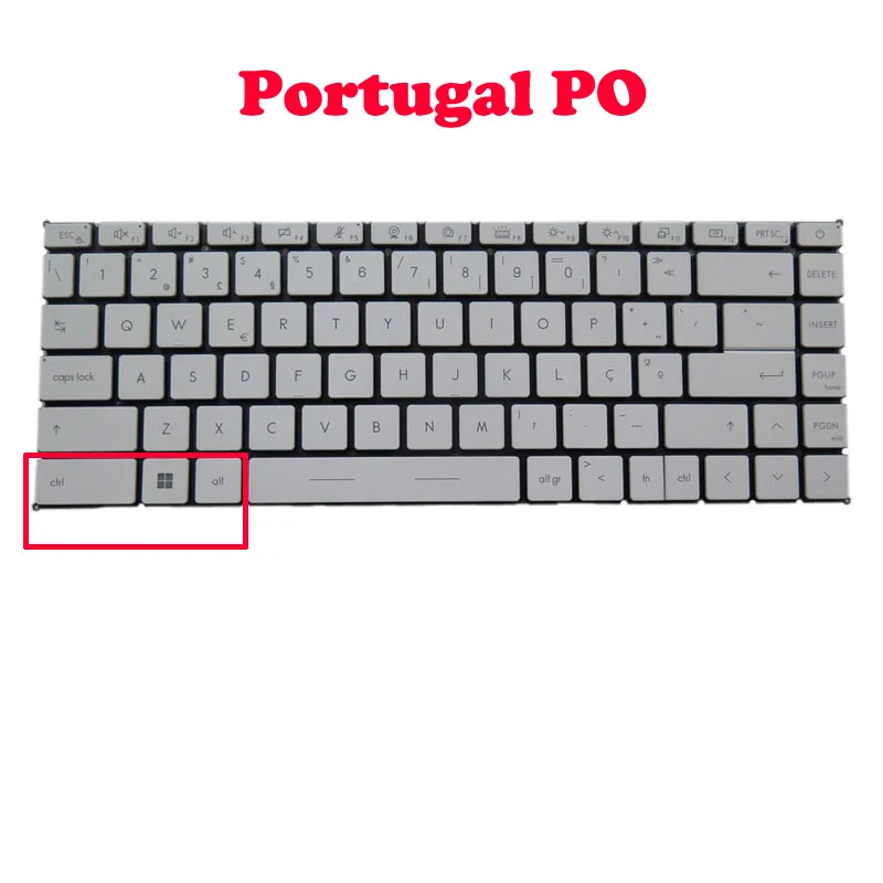 Клавиатура с подсветкой RU PO TR NE BE CS KR для MSI Modern 14 A10M A10RAS A10RB B10R B10MW B10RASW MS-14D1 MS-14B3