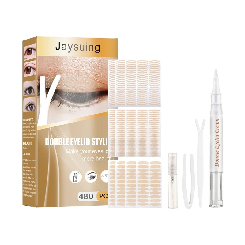 

Double Eyelid Stickers Eyelid Tape Invisible Eyelid Tape Set Instant Eyelid Lift