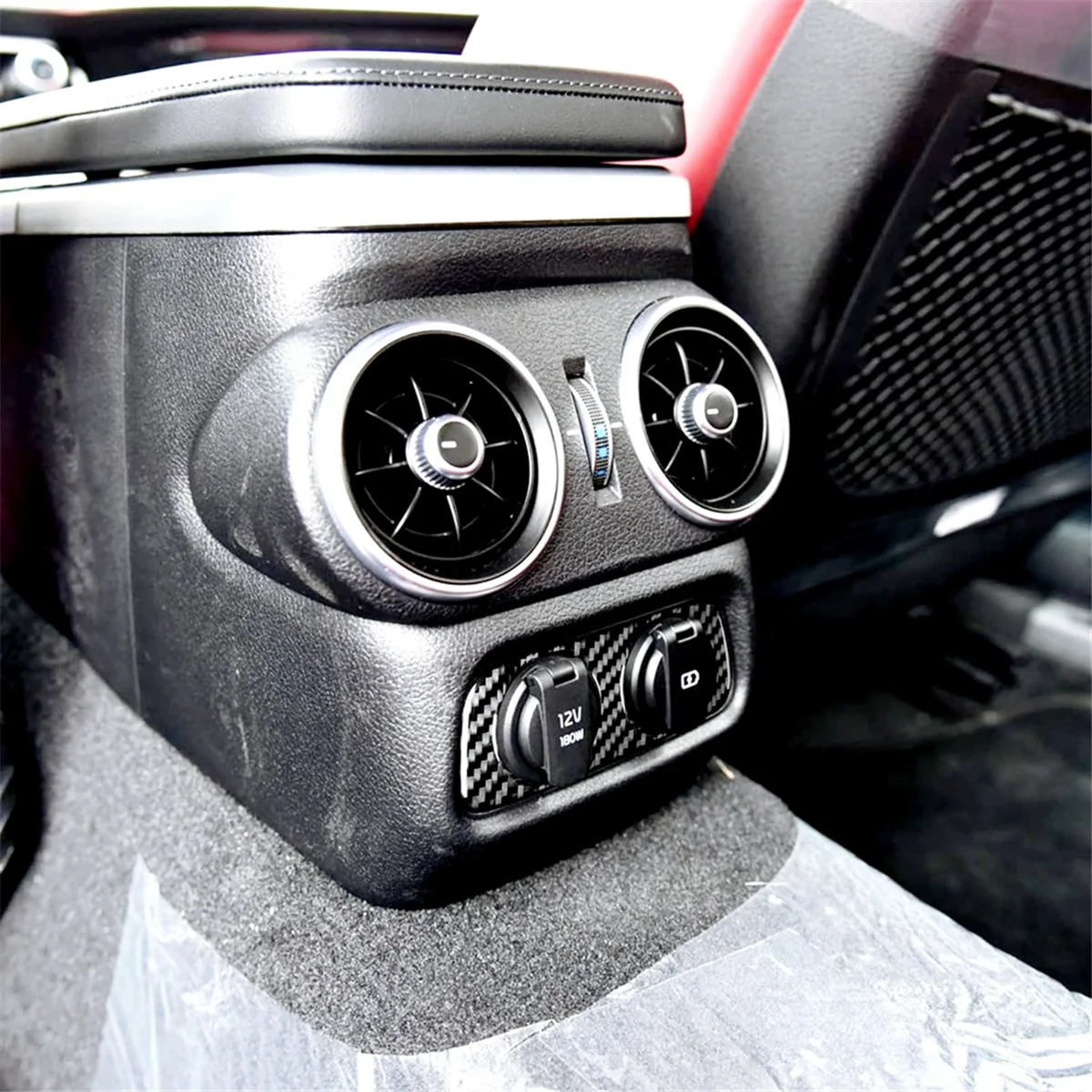 Для Kia Stinger Автомобильный задний зарядный порт USB отверстие крышка отделка