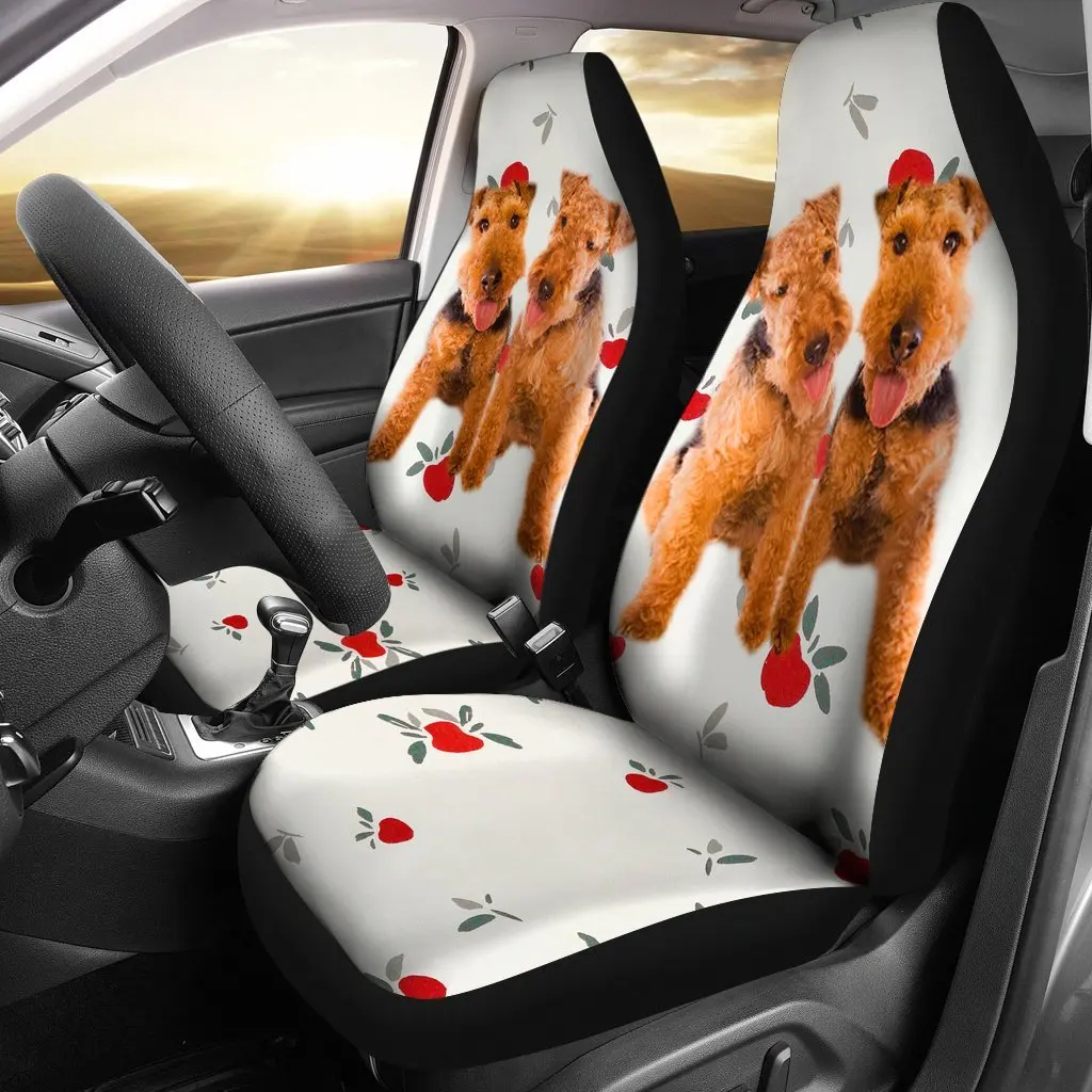 

Комплект чехлов на автомобильные сиденья Welsh Terrier, 2 шт., автомобильные аксессуары, чехол на сиденья