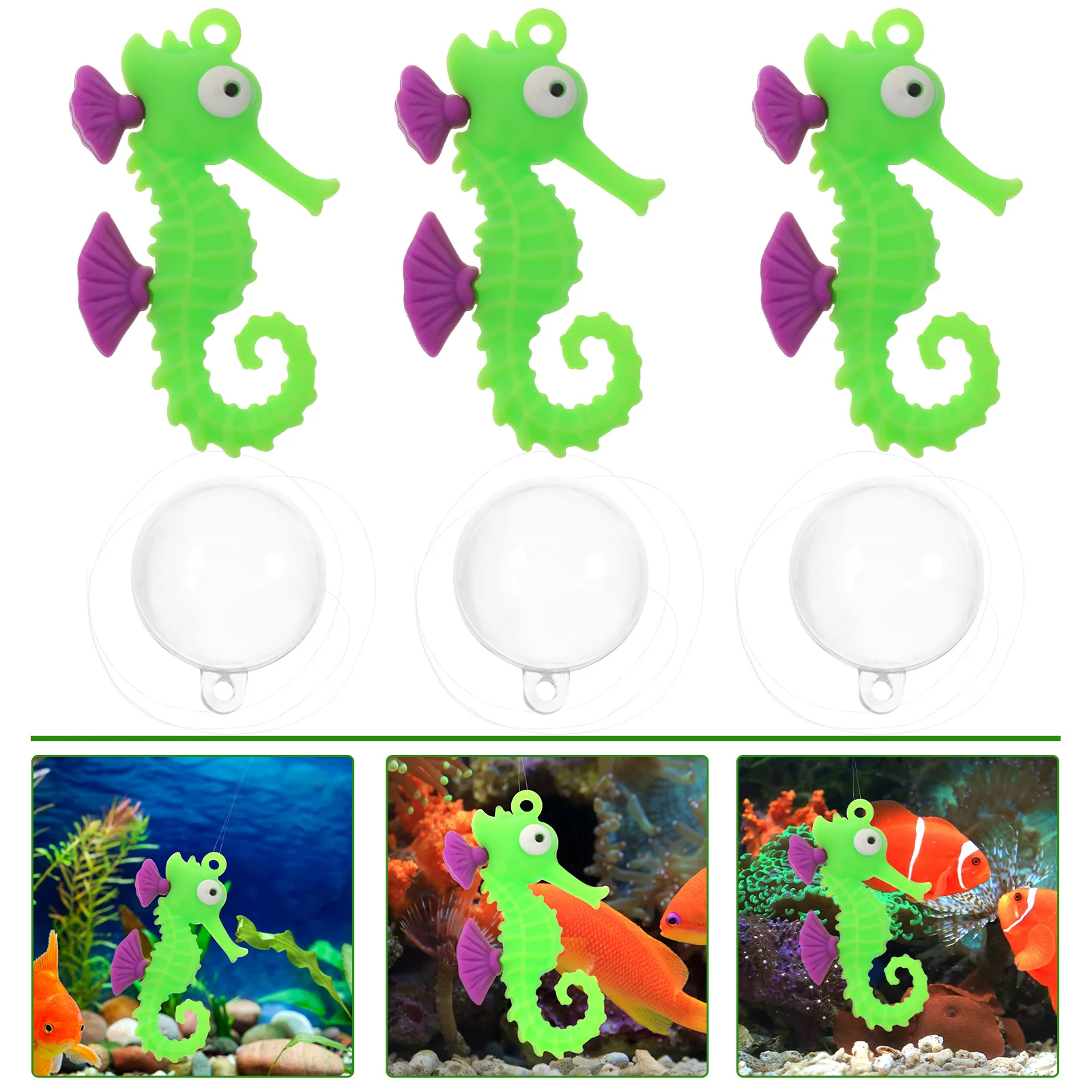3 шт. плавающий кулон для аквариума орнамент фигурка морского животного