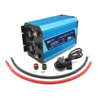 ups 1000watt 1kw 1000w 1kv 12v 24v dc to 220v ac single phase pure sine wave power inverter build in battery charger