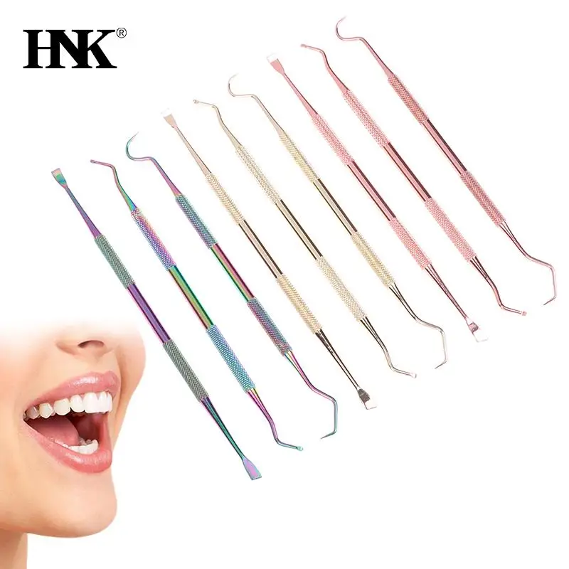 3pcs Dental Periodontal Probe Explorer Stainless Steel Double Ends Dentist Pick Scraper Tool Dentistry Tooth Stains Remover Home