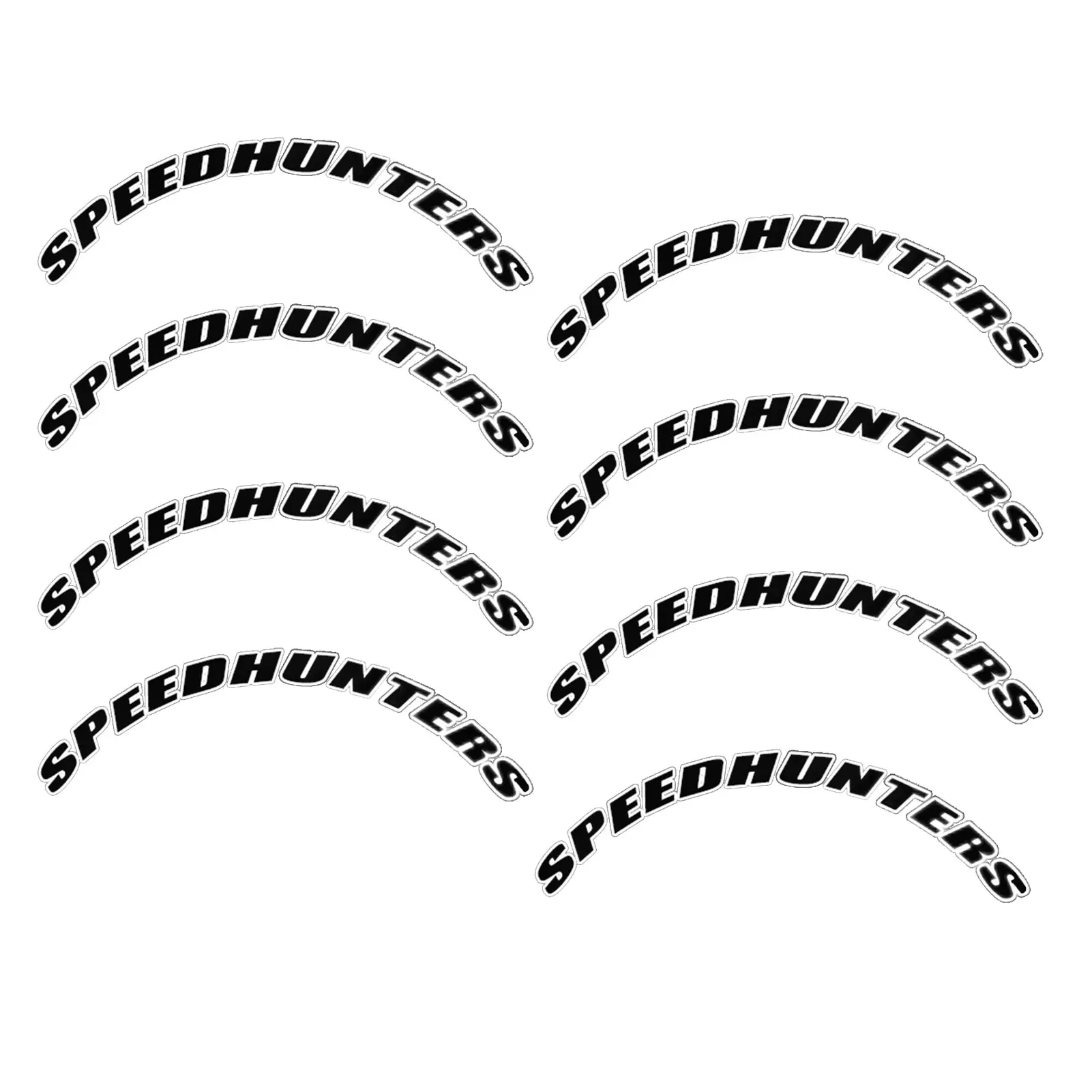 

Tire Decals Letter Stickers Built-in Arc Design Tire 3D Letter Decoration Universal Auto Styling Wheel Label Built-in Arc Design