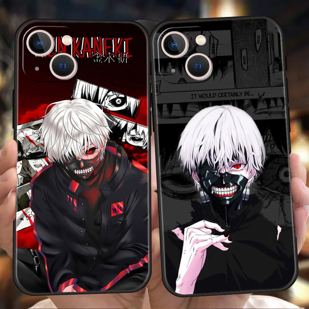 

Anime Tokyo Ghoul Japan Phone Case Cover for iPhone 14 13 12 11 Pro Max 7 8 Plus XR XS X SE2020 13Mini Silicon Soft Fundas Shell