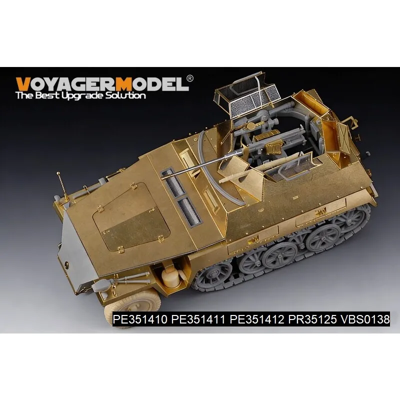 Voyager PE351412 135 WWII Sd.Kfz.250 NEU Комплект для модернизации бронеплит (для набора DRAGON) Фототравленые детали (без модели танка) (art.: 3920dad6296cc) - 3920dad6296cc