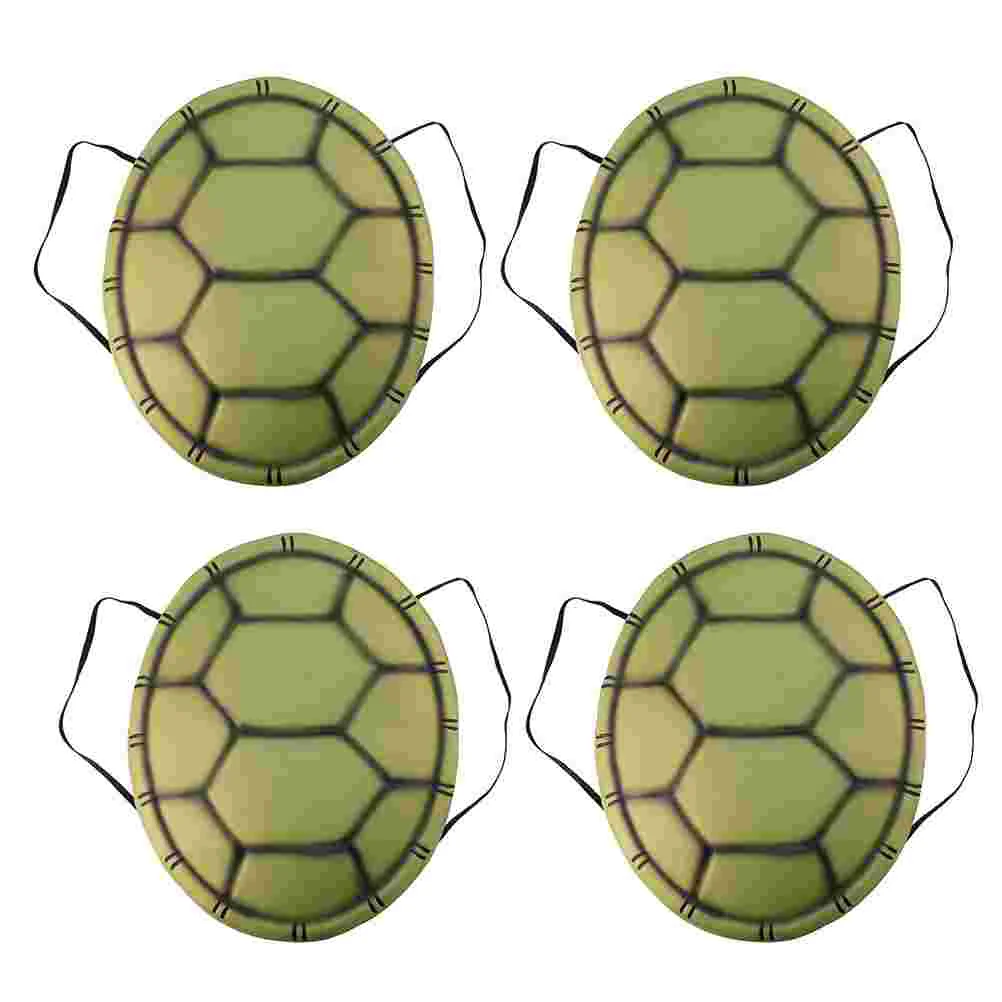 

4 Pcs Mens Adult Toy Eva Turtle Shell Performance Costume Accessories Children Costumes Halloween Cosplay Props Party Shells