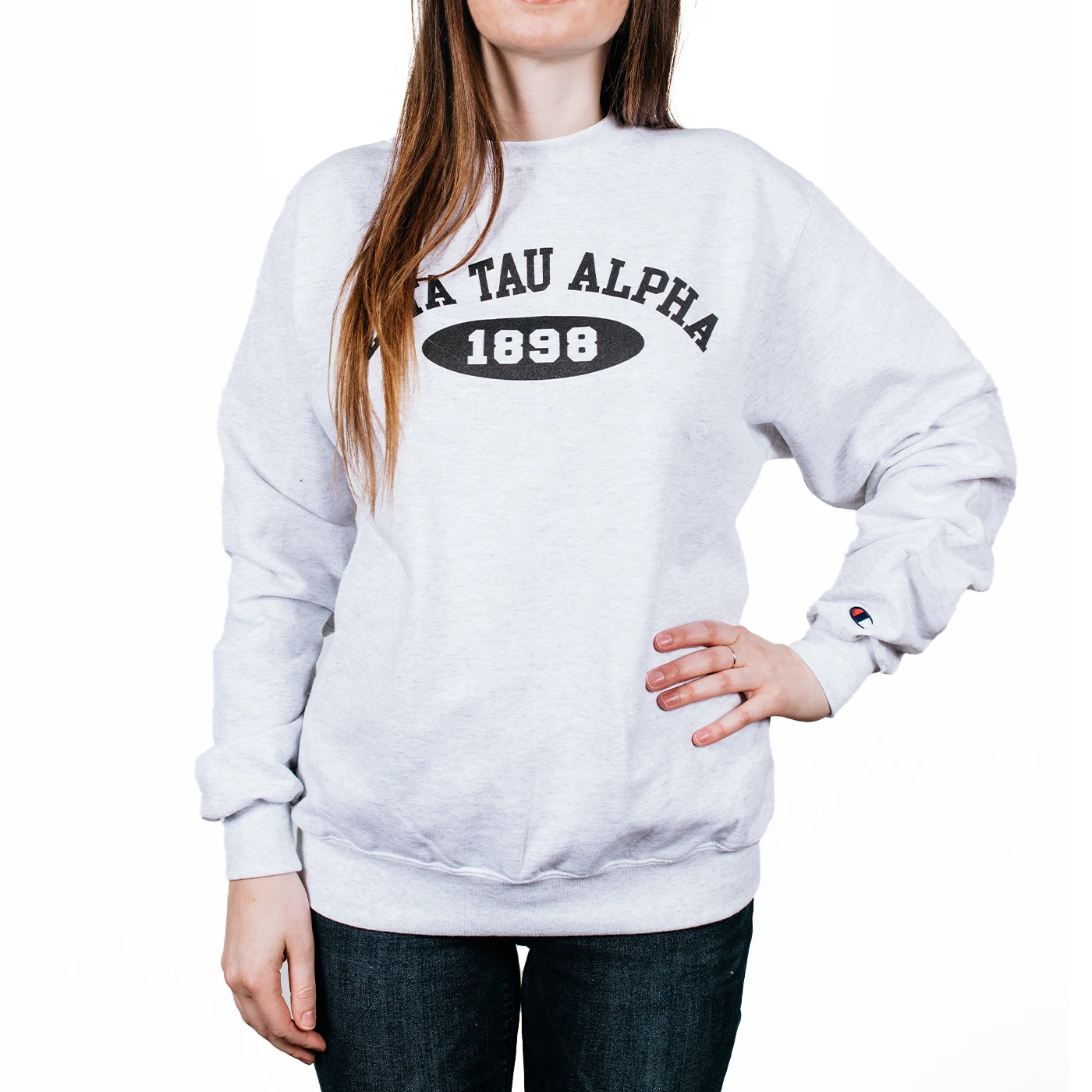 

Zeta Tau Alpha Fashion printed casual crew neck sweatshirt