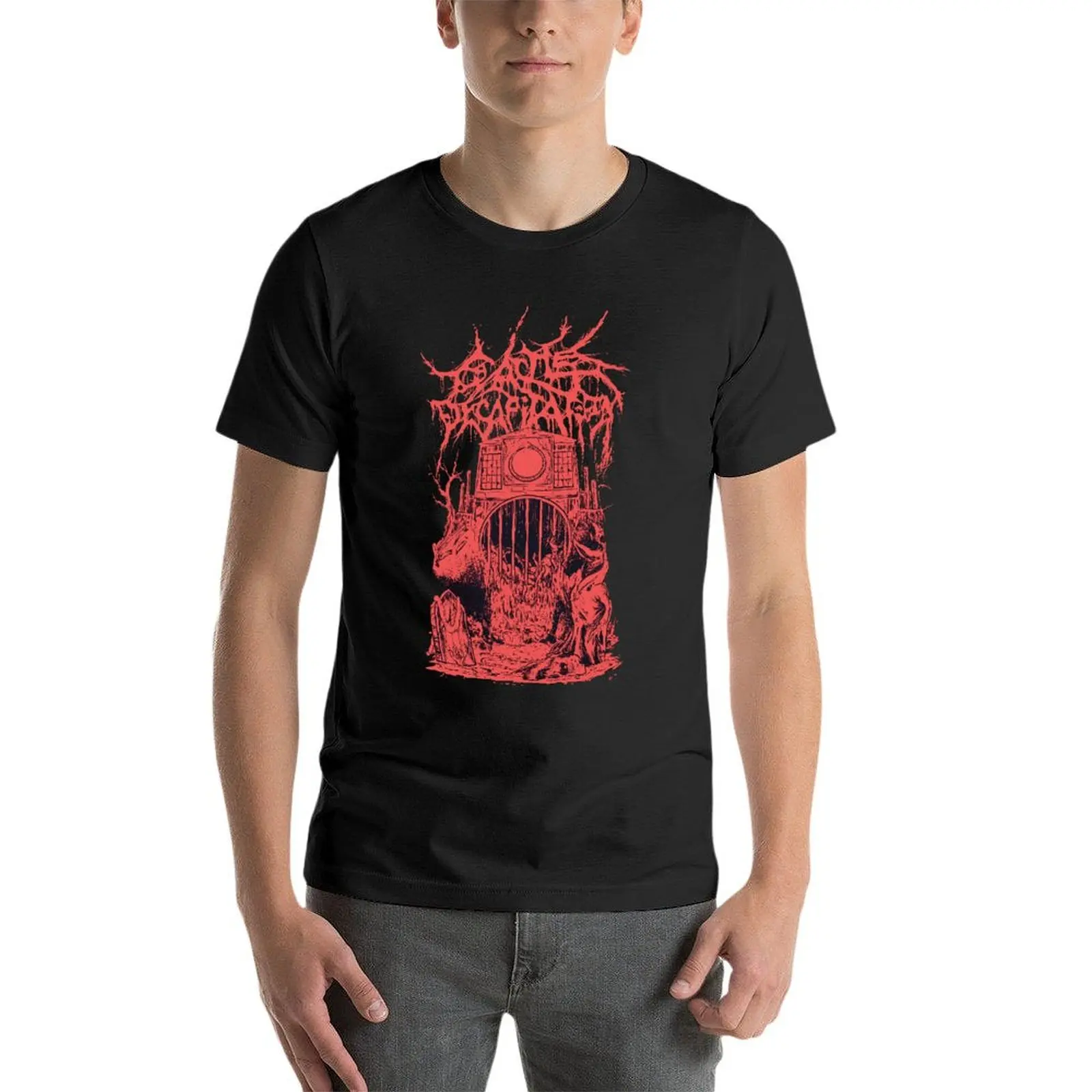 

Cattle Decapitation Regret And The Grave Oversize T Shirts Personalized Men Clothing 100% Cotton Streetwear Large Size Tops Tee