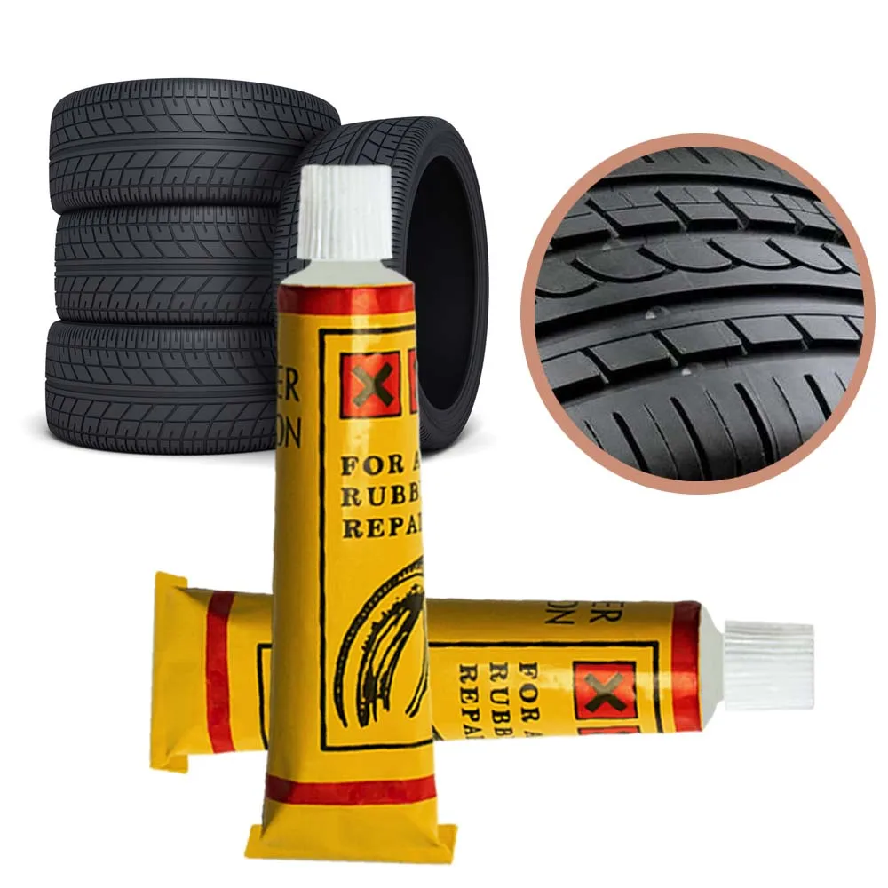 

5Pcs/bag Bicycle Repair Glue Bike Tire Repair Tools Bicycle Inner Tube Puncture Repair Cement Rubber Cold Patch Solution Repair