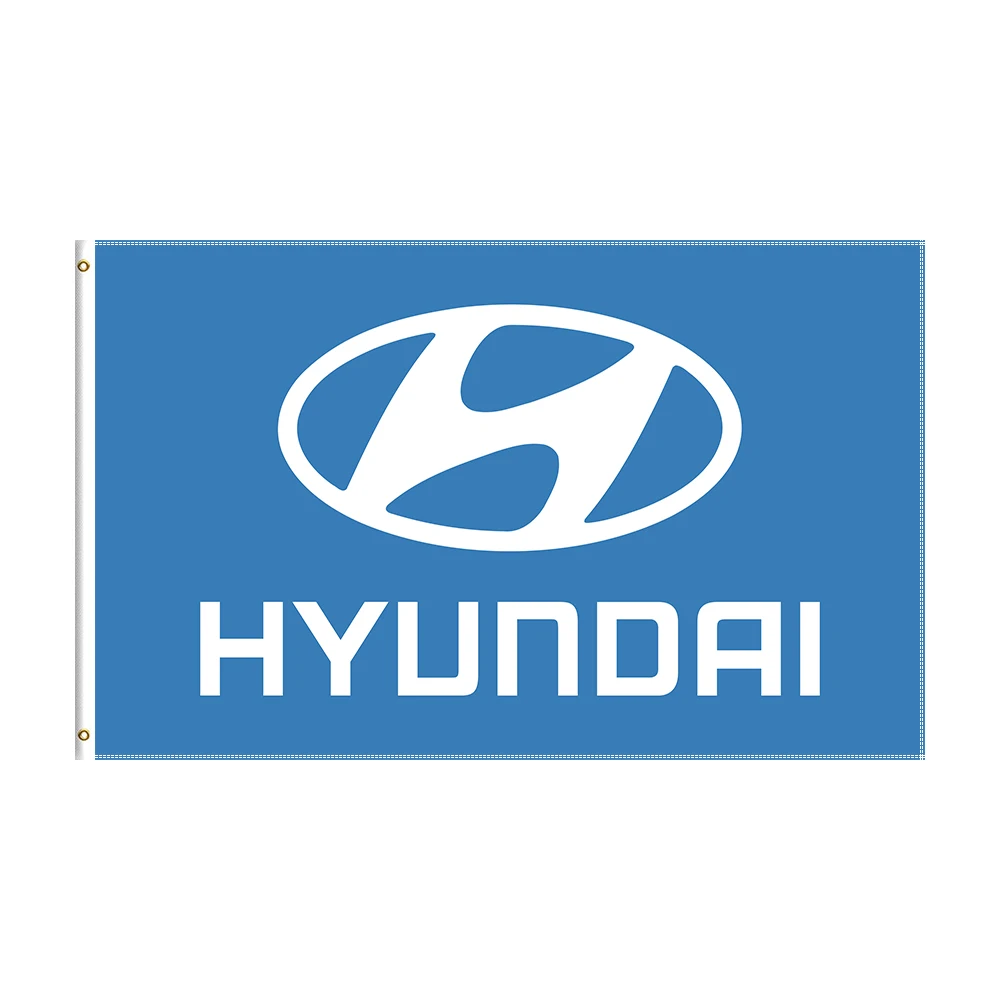 

3x5Ft Hyundais Flag Racing Car Printed Banner For Decor