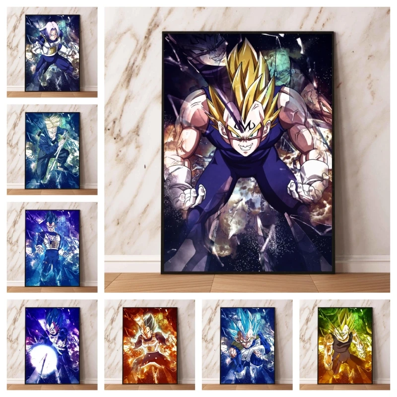 

Canvas Wall Art Modern Son Goku Dragon Ball Anime Paintings Home Picture Modular Prints Comics Pictures Poster Decor Gifts