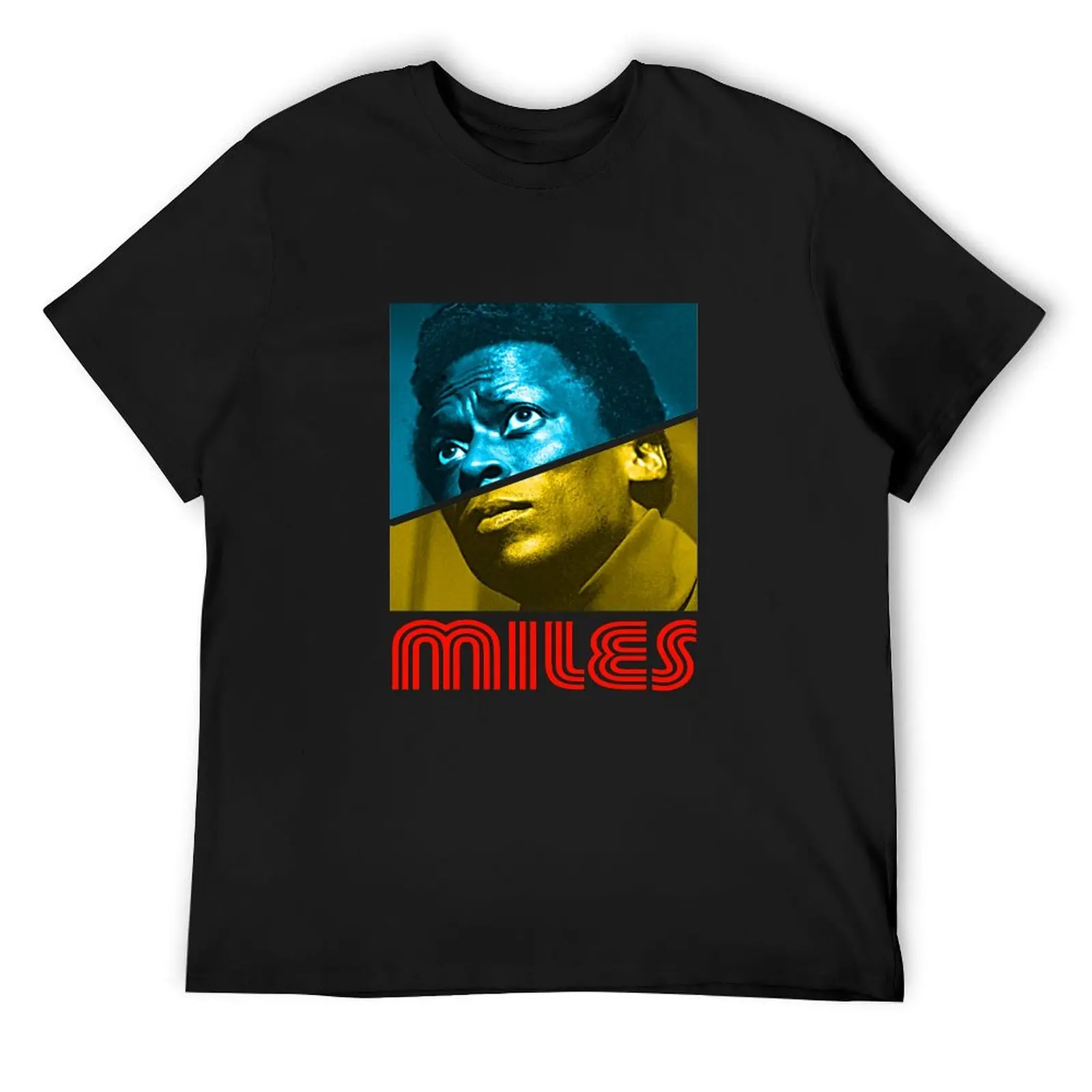 Цветная футболка Miles Davis на заказ футболки с рисунком мужская
