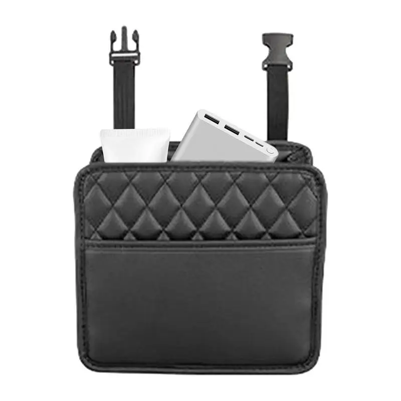 

Seat Back Organizer Multifunctional Leather Back Of Car Seat Organizer Car Accessories Hanging Interior Car Rear Seat Storage