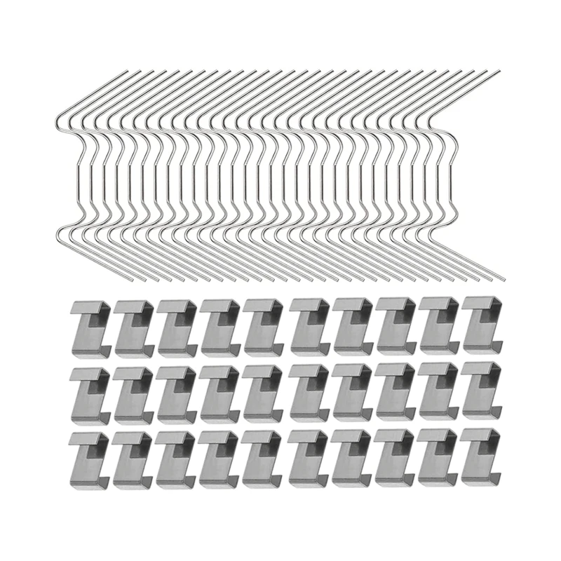 

Зажимы из нержавеющей стали для теплиц, комплект из 25 зажимов Z и W-образных зажимов для садоводства