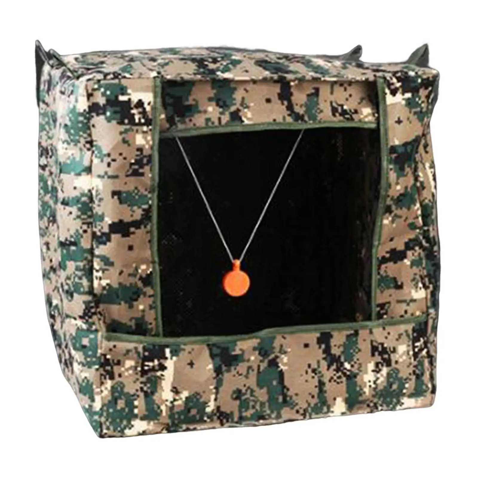 

Slingshot Target Box 15.75"x15.75"x15.75" Collection Box Folding Recycle Case for Catapult Indoor Outdoor Practice Hunting