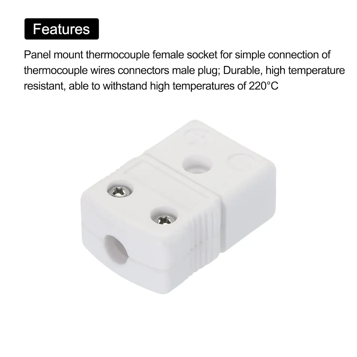 Керамические разъемы для проводов термопары типа J переходник с гнездовой вилкой