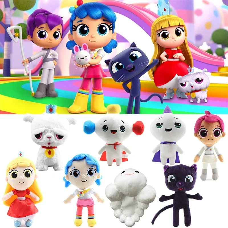 Плюшевые игрушки в стиле аниме истинное и Радужное королевство барлби кот