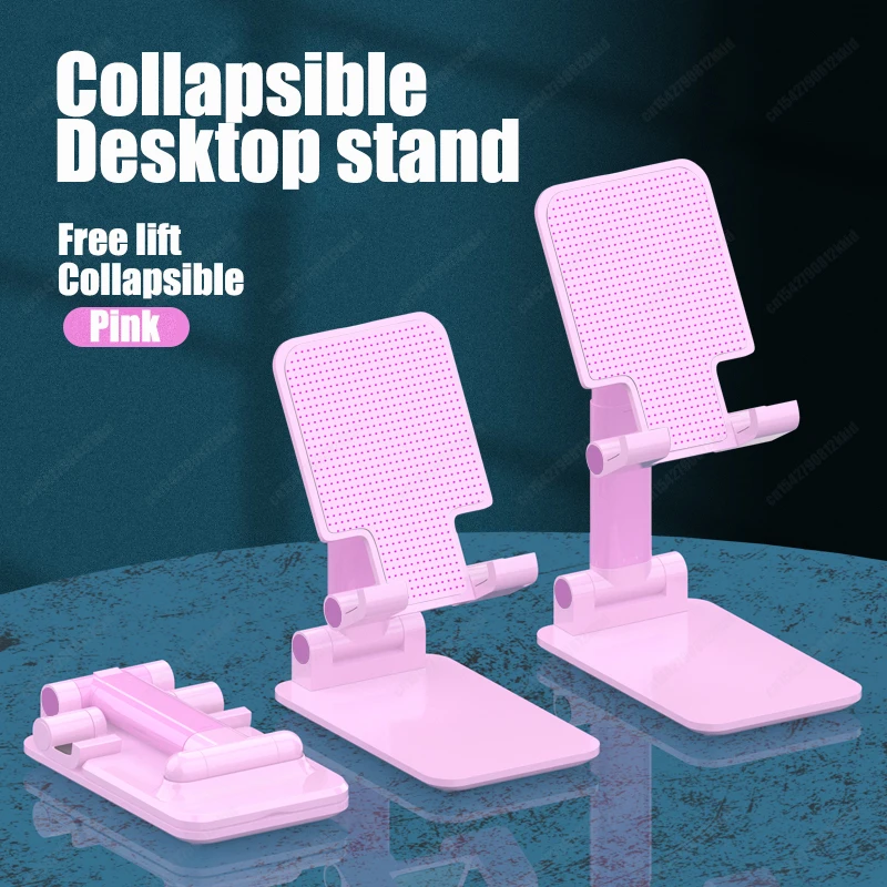 universal desktop cell mobile phone holder stand for iphone 12 ipad samsung xiaomi huawei adjustable foldable table phone holder free global shipping