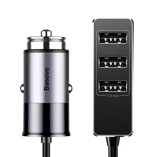 accessory Car Charger 5.5A Fast Charging 4 USB Ports Output Tablet Mobile Phone Car USB Charger Adapter Charging For iP For xiao images - 6
