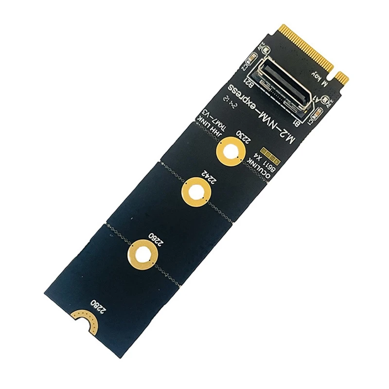 Для адаптера M.2 NVME к Oculink Female SFF-8612 PCI-E X4 поддержка DOCK-OC4 для 2 5-дюймового U.2 (SFF 8639) SSD