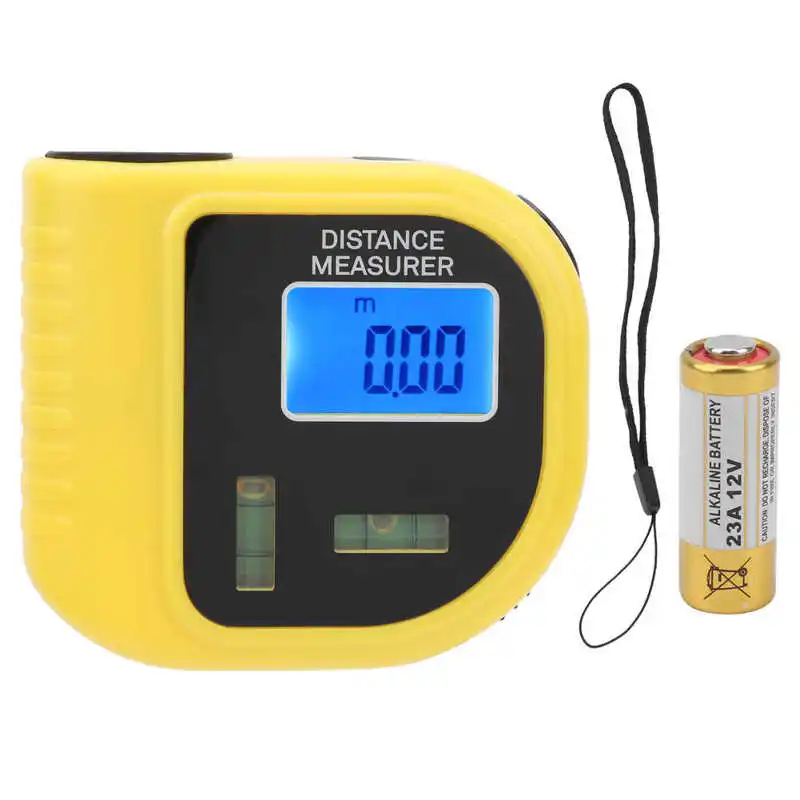 

CP‑3010 18M Mini Laser Distance Meter Ultrasonic Range Finder Digital Handheld Rangefinder Level Measure Tool