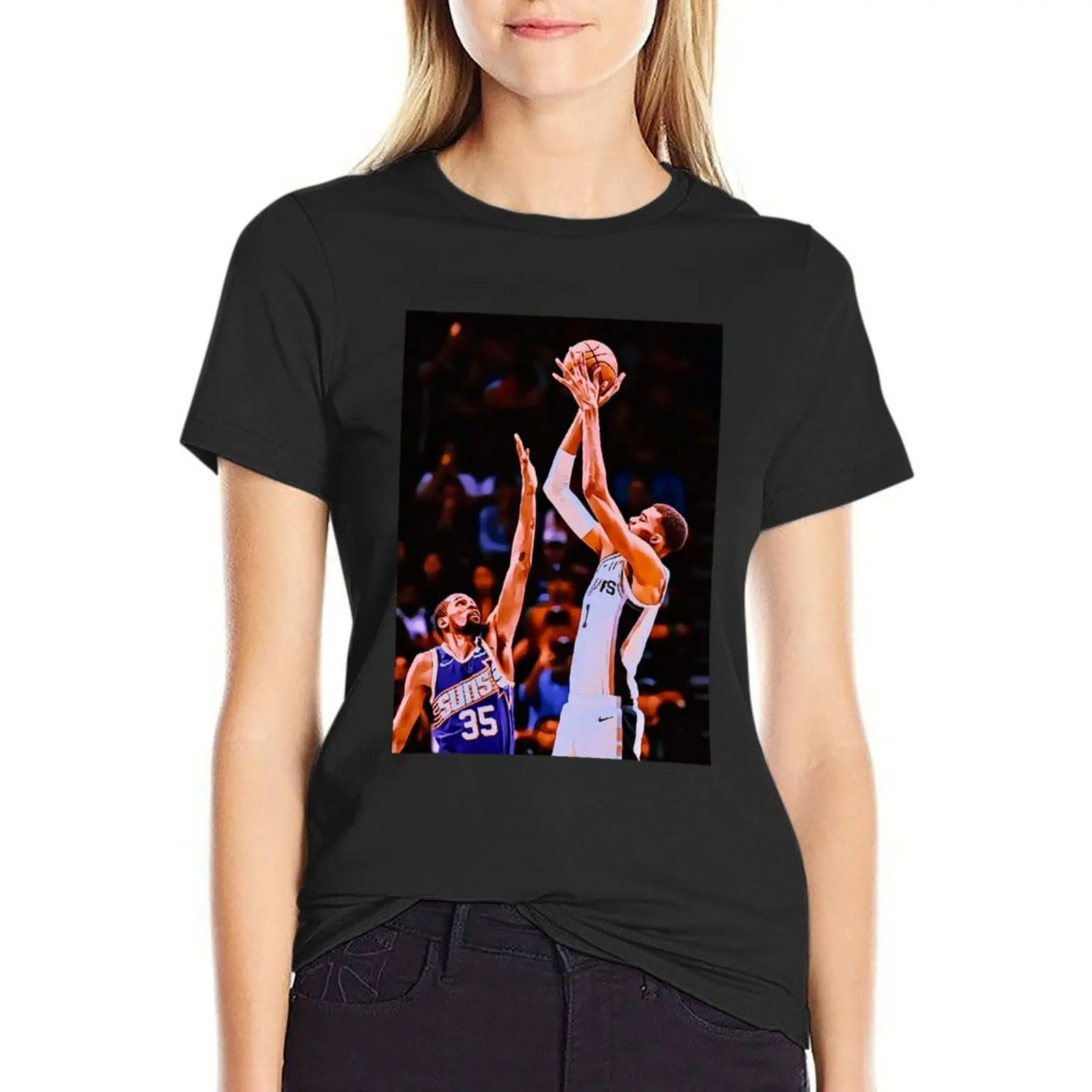 Баскетбольные моменты 8 футболка с животным принтом раньше Корейская женская