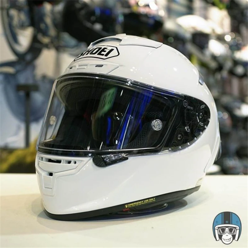 

Full Face Motorcycle Helmet for Shoei X-Spirit III X14 Gloss White Helmet Anti-fog Visor Riding Motocross Racing Motobike Helmet