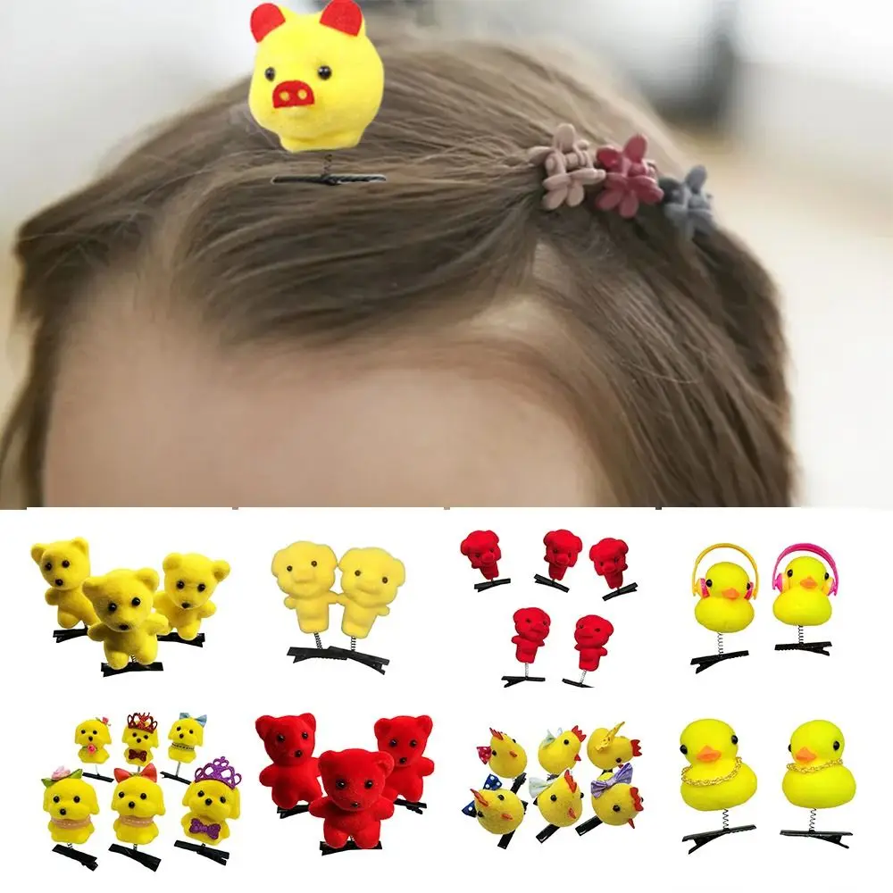 10 шт. детские заколки для волос с бантом