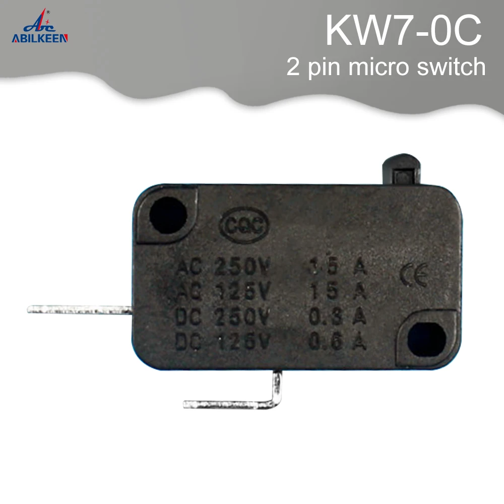 IBC Стандартный паяльный терминал, Кнопочный микропереключатель, китайский поставщик, 2-контактный микропереключатель