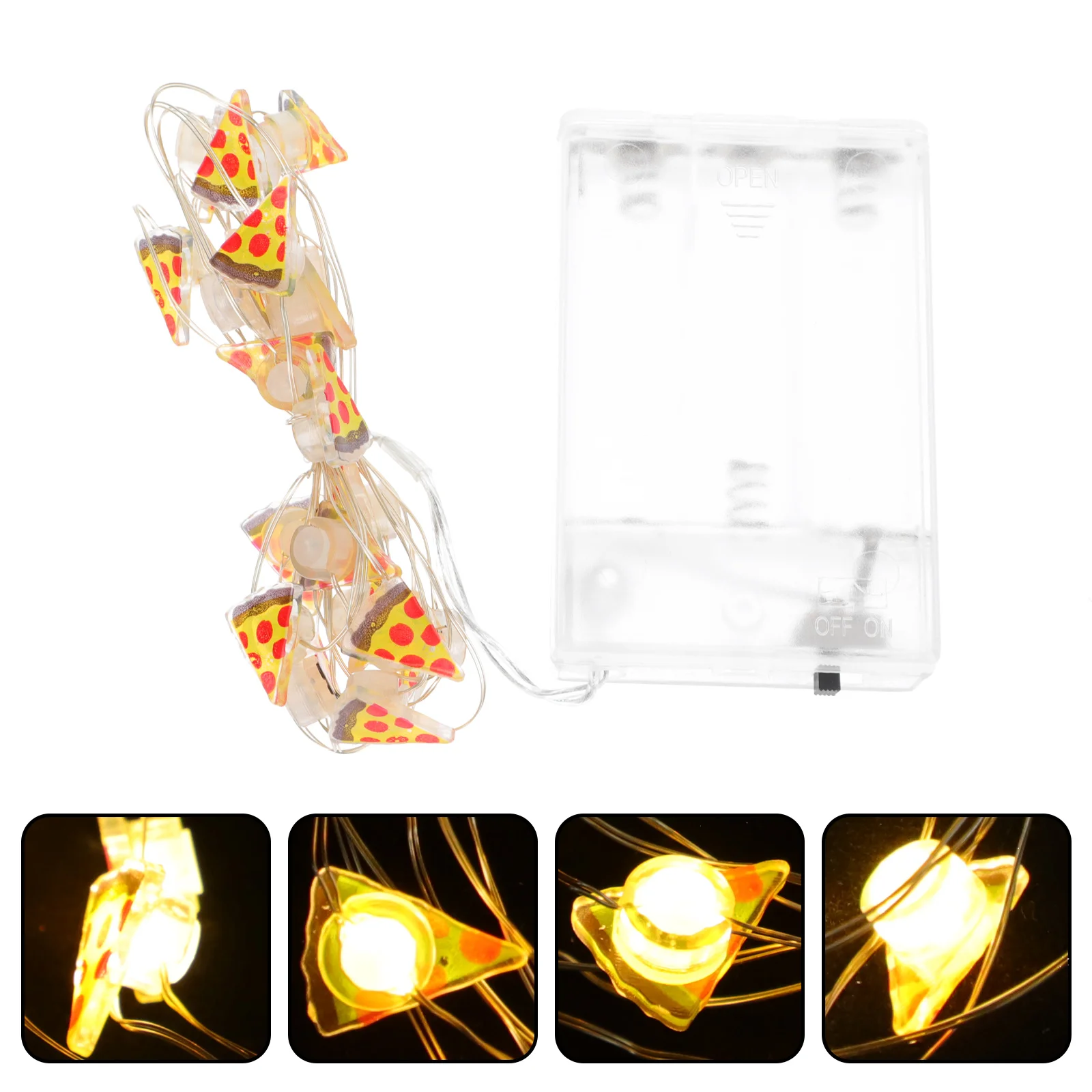 

Light Post Cactus Decor Creative Scene Lamp Garden Lights Pizza Plastic Party Shape Xmas