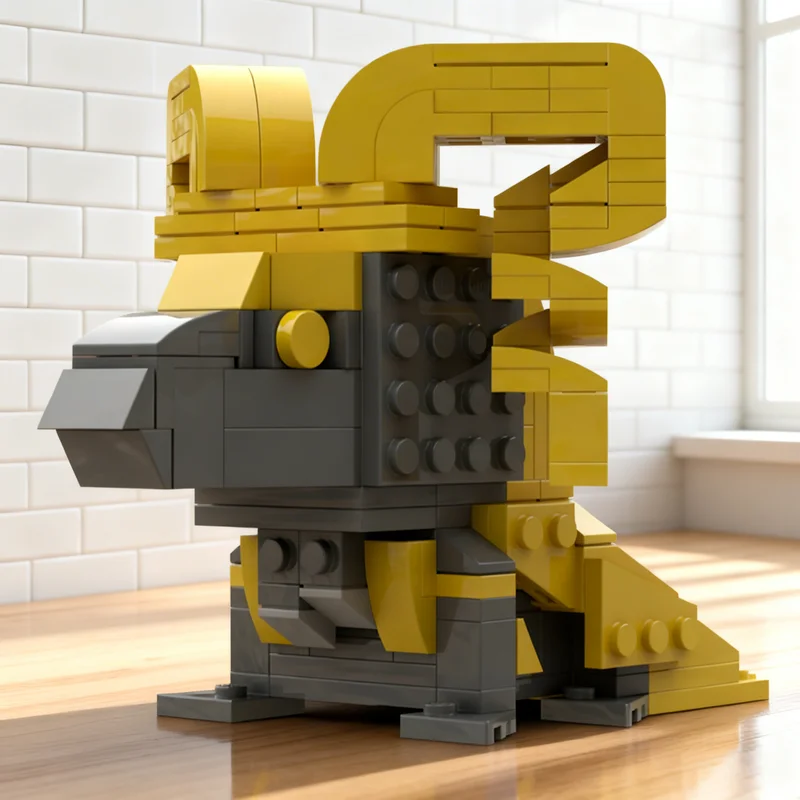 243 детали MOC BrickHeadz Kulve Taroth Monster Hunter World: Модель-конструктор, архитектурный набор, рождественский подарок, игрушка, DIY-конструктор, подарок на день рождения (art.: 3920dccef77d0) - 3920dccef77d0