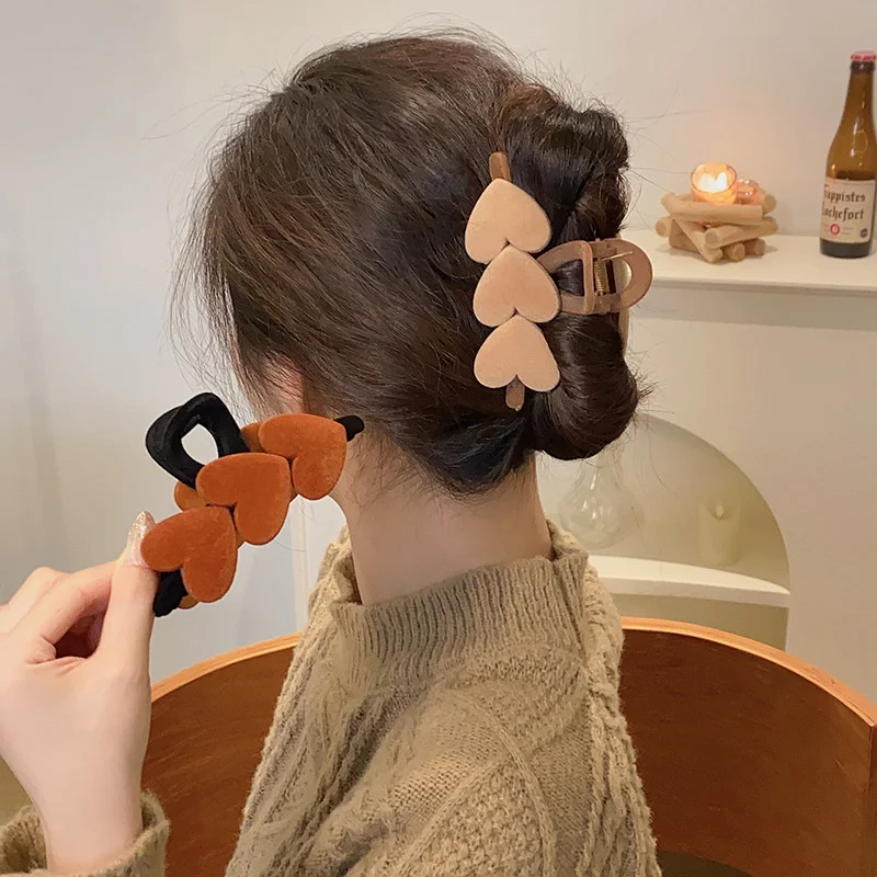 

Заколка для волос кофейного цвета, в винтажном стиле