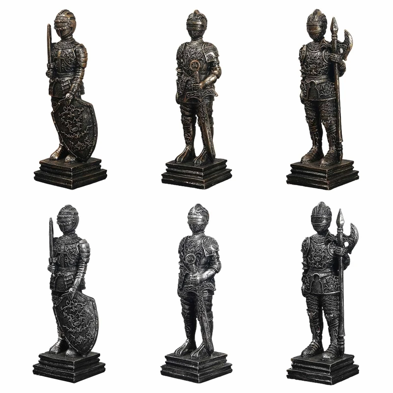 

Ретро римская статуя воина в европейском стиле, искусственное украшение для дома, бара, отеля, офиса, настольное украшение