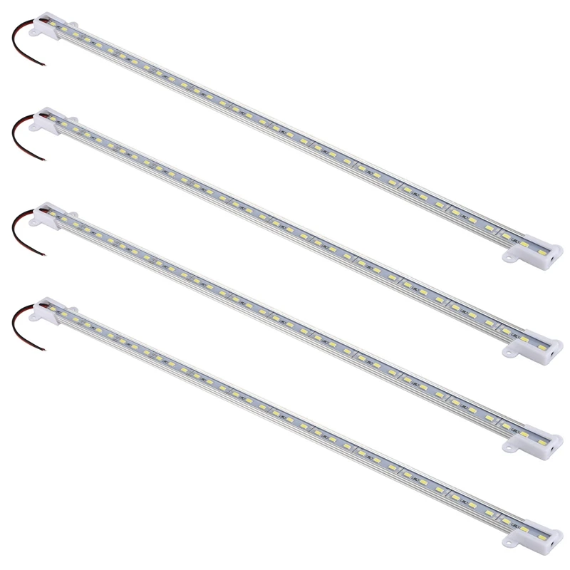 

JFBL Hot 4X 50CM 12V 36 LED 5630 SMD Hard Strip Bar Light Aluminum Rigid White