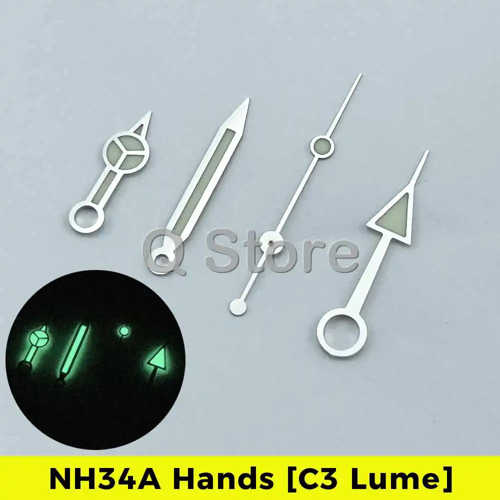 Набор для наручных часов HQ Explorer NH34A модифицированный механизм NH34 Super C3 lфарфор SKX SSK