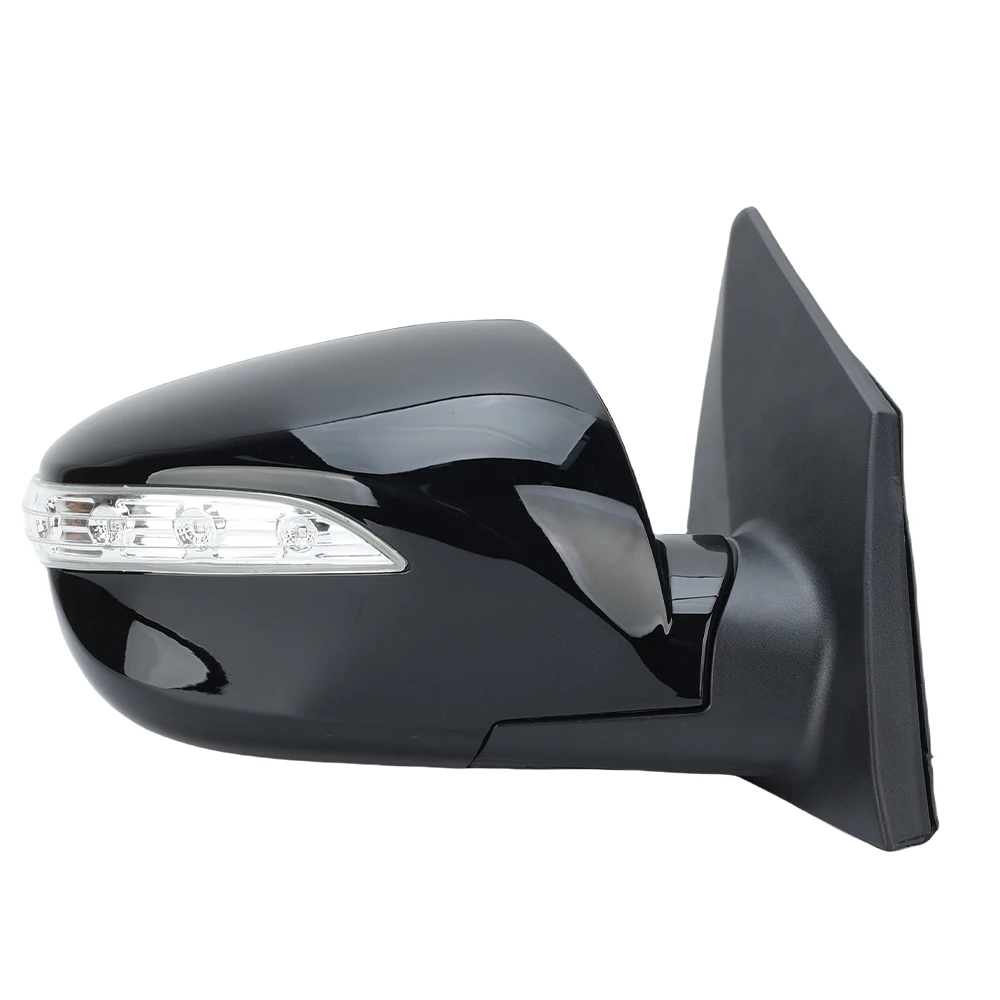 Зеркало заднего вида в сборе 6 проводов для Hyundai IX35 LM 2009-2015 черное с поворотником