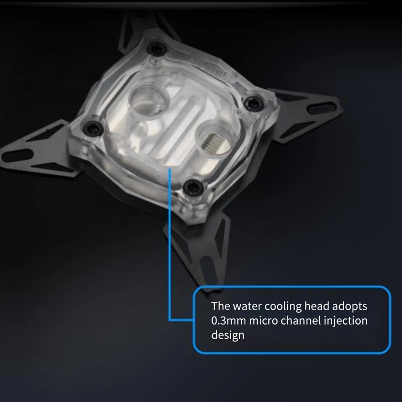 G1/4-дюймовый базовый внутренний канальный блок водяного охлаждения ПК для