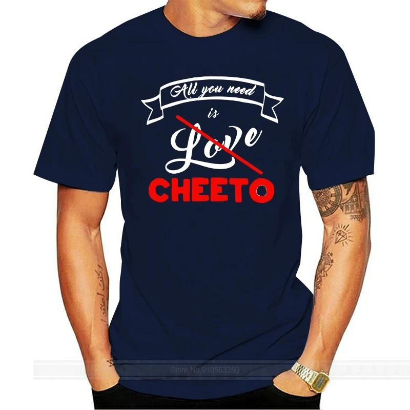

Все, что вам нужно, это любовь, футболка Cheeto, хлопковая футболка, мужская летняя модная футболка европейского размера
