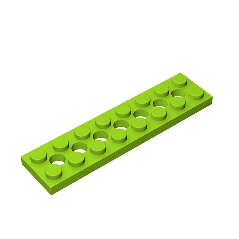 

10PCS 3738 Plate 2x8 7 Holes Assemble Building Parts Bricks Accessories Blocks DIY Replaceble Particle Kid Toy High-tech Gift