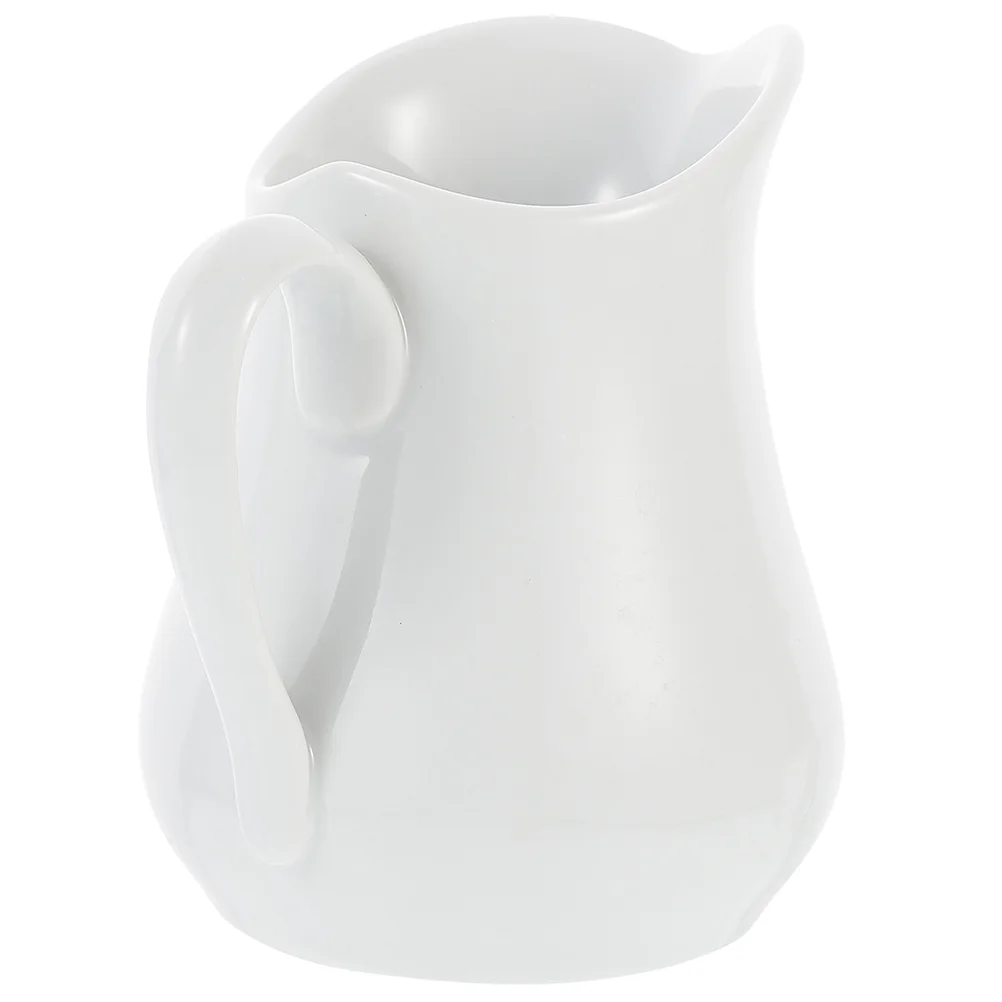 

Pitcher Creamersauce Jug Ceramic Gravy Coffee Mini Pourer Syrup Handlewhite Dispenser Cup Boatfrothing Soy Serving Bowl Jugs
