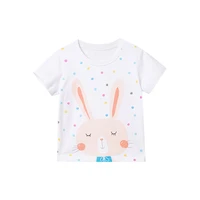 jumping meters summer girls t shirts bunny childrens tees cotton baby clothes short sleeve kids tops shirts