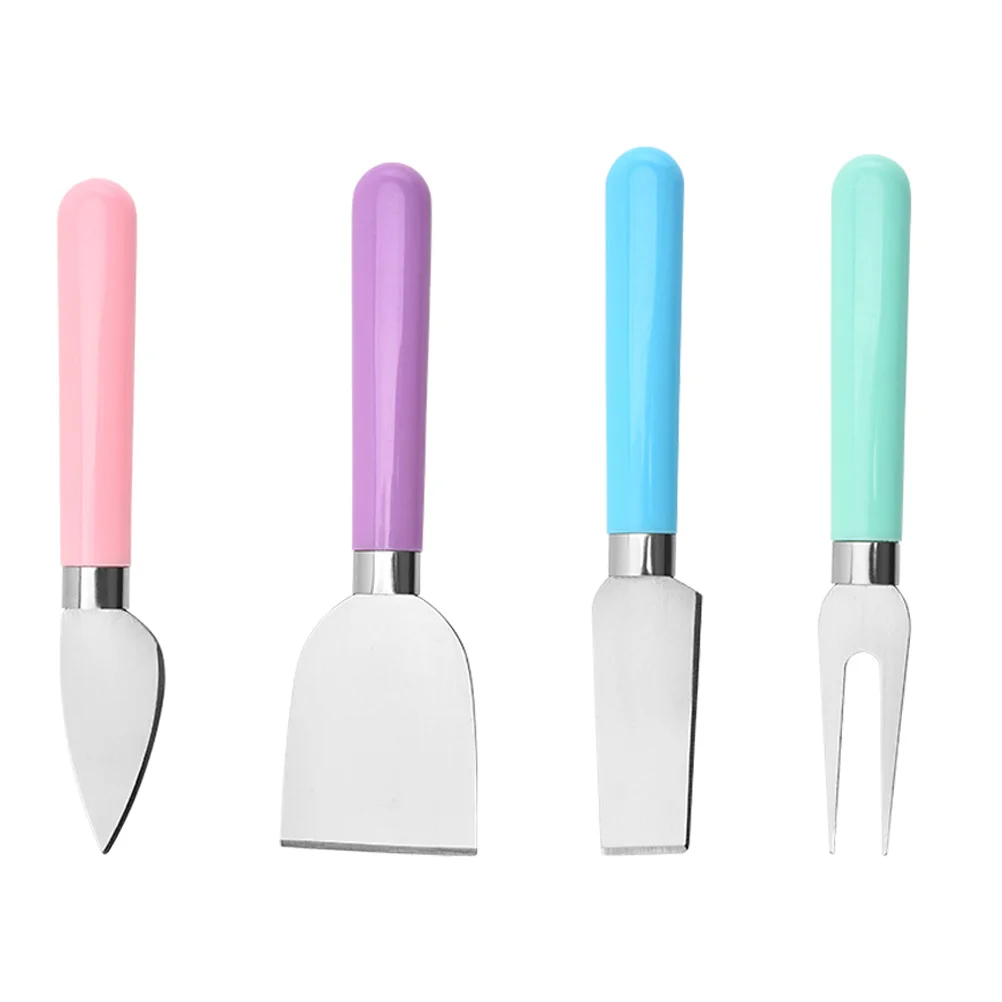 

Cheese Butter Slicer Set Utensilsspreader Fork Steel Stainless Tool Tools Charcuterie Block Shaver Servers Gift