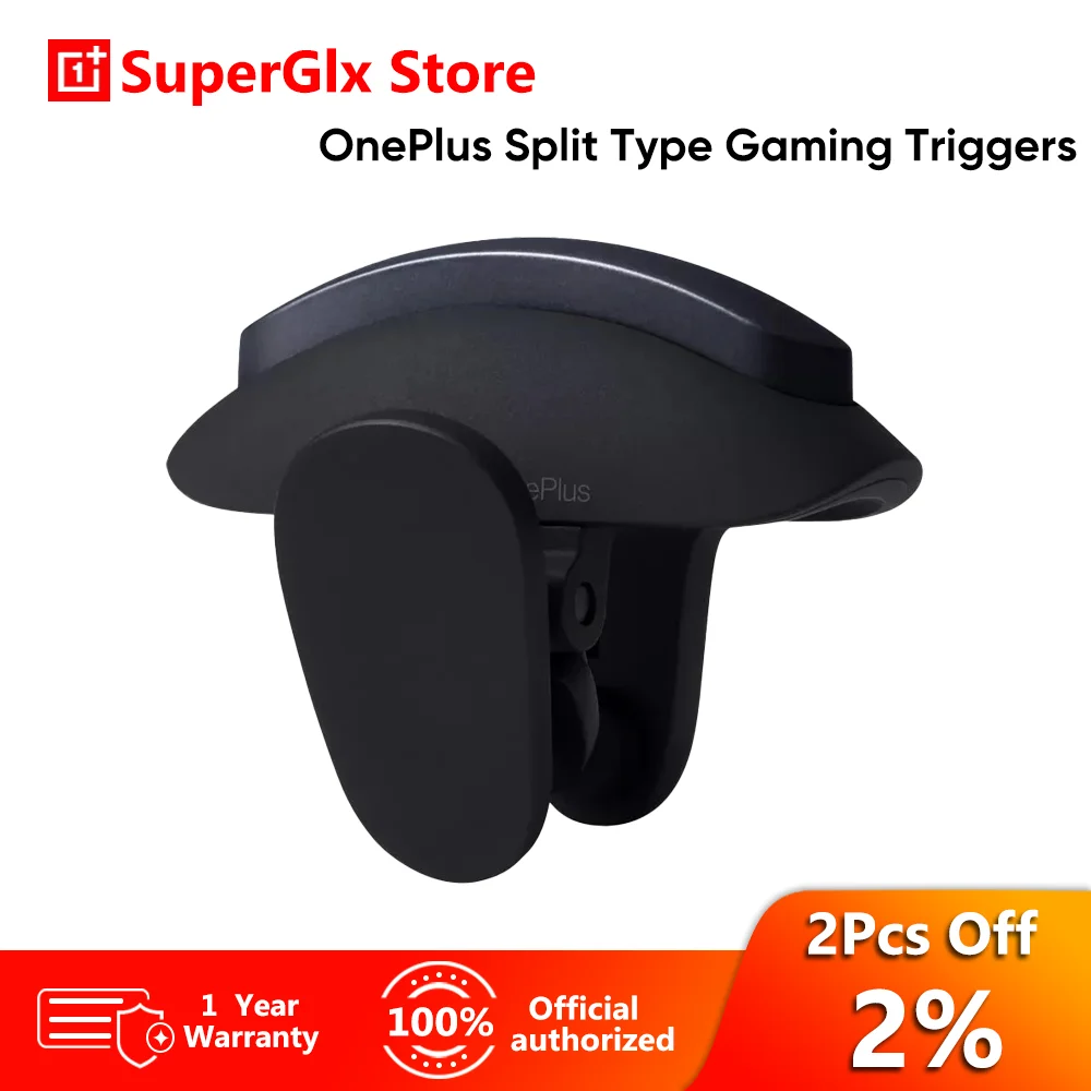 

OnePlus Split Type Gaming Triggers For OnePlus 9 9R Shooting Game Joystick E-Sports Screen Response For Android & iOS Smartphone